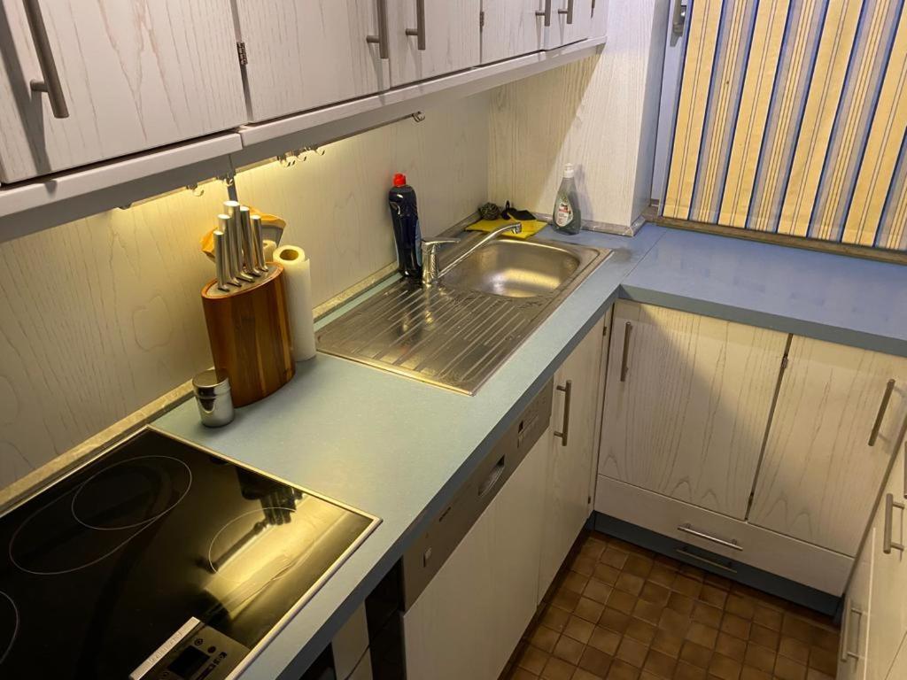Apartment Workation Treehouse Nature Park Gold Centre, Balcony, Kitchen Wiesbaden
